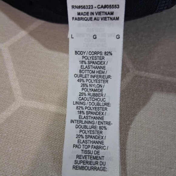 Size Large Black Nike Swoosh Medium Support Racerback Sports Bra - Picture 4 of 6